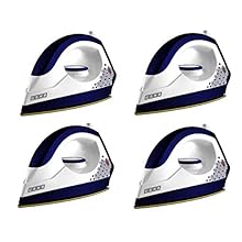 Usha EI 3302 Gold 1100-Watt Lightweight Dry Iron (Galaxy Blue) pack of 4