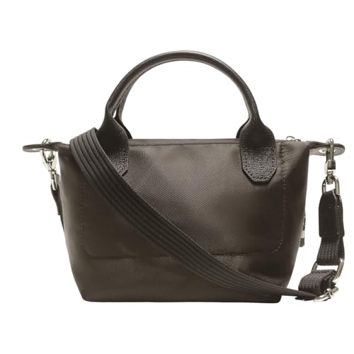 Image of Designer Mini Tote Bag for Women - Lightweight Crossbody Purse with Adjustable Dual Straps (2-Way Carry)