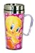 Looney Tunes 17232 Tweety Insulated Travel Mug, One Size, Pink