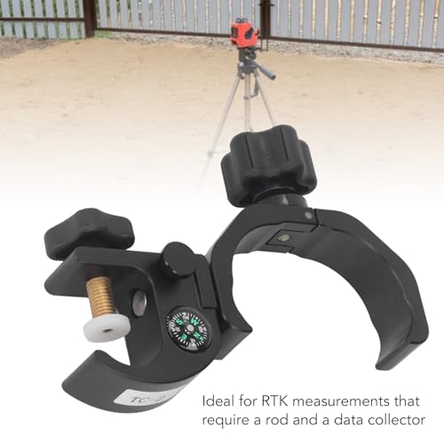 Support GPS RTK réglable avec boussole pour relevés topographiques