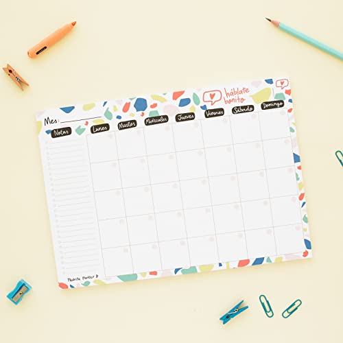A4 Monthly Planner Timeless Monthly Planner with 52 Sheets, White - Image 3