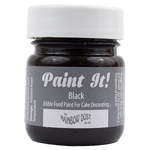 simply topps - Encre Comestible Alimentaire 'Paint it!' par Rainbow Dust - Noir