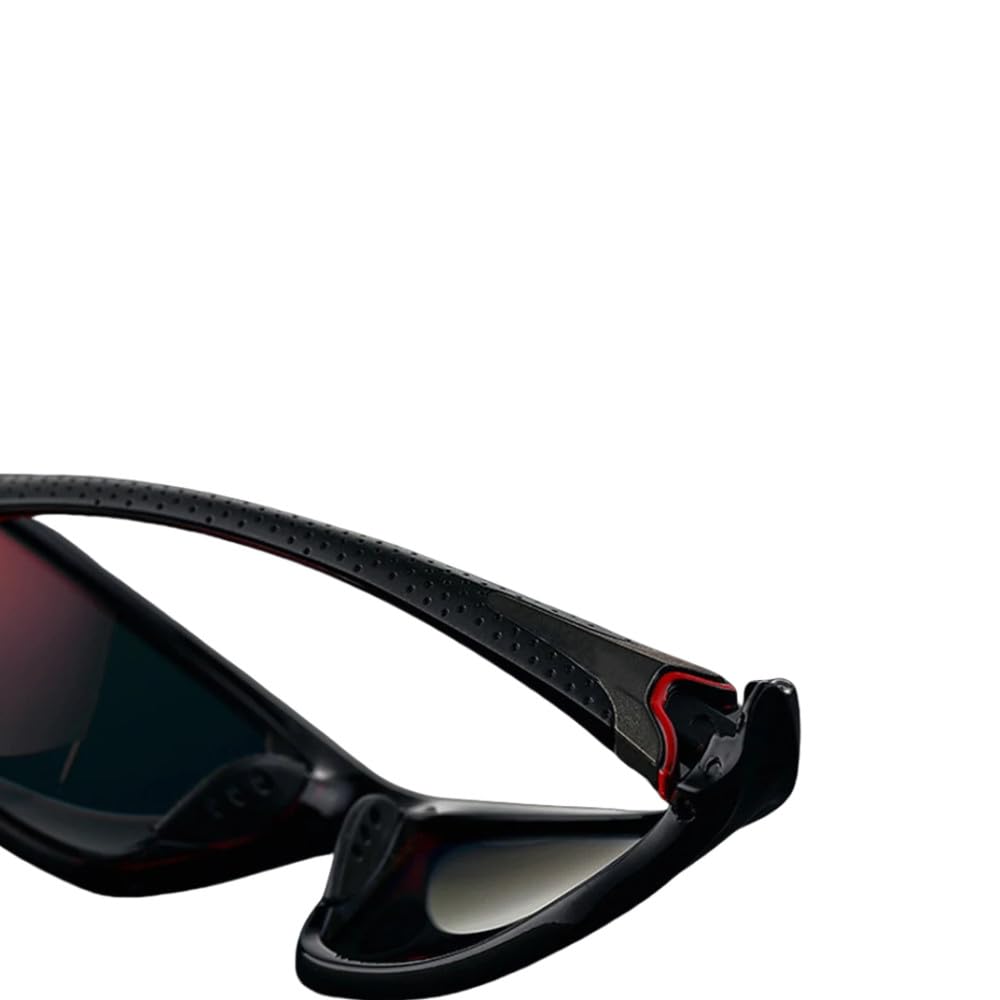 Męskie jednoczęściowe okulary przeciwsłoneczne Ochrona UV400 do jazdy, stylowe okulary