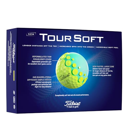 Titleist Tour Soft Prior Generation Golf Balls, Yellow (One Dozen) - image 8
