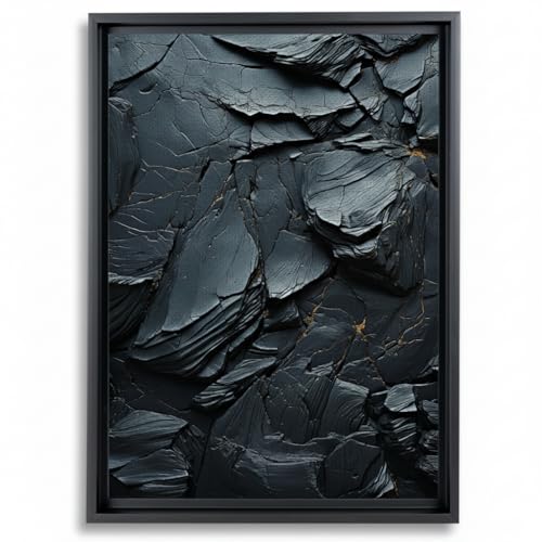 Black textured wall art Black plaster wall art Black Wabi-Sabi