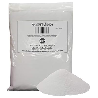 Potassium Chloride Powder 2 Pound-Pure Potassium Chloride Supplement, A Salt Substitute for Sodium Chloride