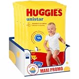 Pannolini Taglia 6 XL 15-30 kg 12/14 Pezzi Unistar Giorno e Notte Assorbenti Variazioni 4/8/12 Confezioni (4 PEZZI)