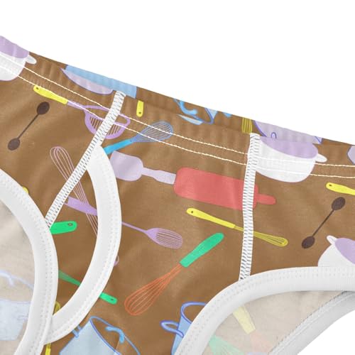 Colorful Kitchen Utensils Pots Toddler Boy's Underwear 2T 202c12204