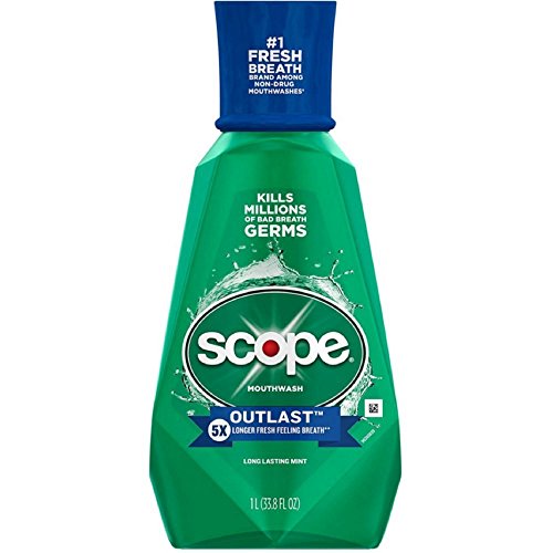 Crest Scope Mouthwash Mint Outlast 33.8 oz (2-pack)