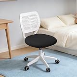 XUEGW Sedia da ufficio girevole con imbottitura morbida, sedia da lavoro regolabile in altezza, sedia ergonomica per studio