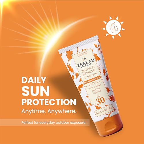 Image of Zeelab Sunscreen Lotion SPF 30 (100ml) | Broad Spectrum UVA /UVB Protection | Lightweight, Non-Greasy Daily Sun Protection | Prevents Sunburn, Dark Spots & Premature Ageing For All Skin Types | Pack Of 2