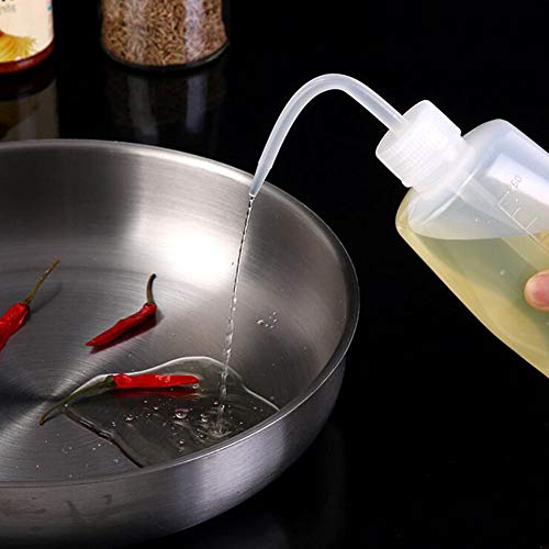 Vantobest 2Pcs 1000Ml/34Oz Clear Plastic Wash Bottle Plastic Squeeze Tattoo Bottle With Narrow Mouth Squirt Bottle Containers Cans Pots Watering Tool For Gardening Lab Industry #TOP7