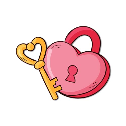 Image of Bhai Please Lock and Key Couple Theme Wooden Fridge Magnet - Couple Gift