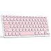 TQQ Kabellose Bluetooth Tastatur, Deutsches Layout QWERTZ, Ultraslim Ergonomisches Design, Wiederaufladbare Wireless Keyboard für iPad Pro/Air/Mini/Windows/Androi...
