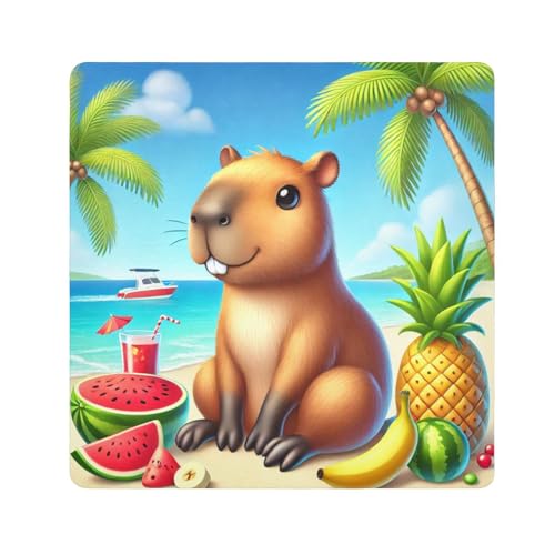 Joko Ivery Capybara Summer Fruits Beach Camera Lens Wrap 21.7