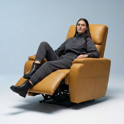 Image of Zeus Motorized Recliner | Premium Leatherette Upholstery | Single Seater Recliner Sofa for Office, Corporate & Hospitality | Ergonomic, Sleek & Space-Saving Design | 18 Months Warranty