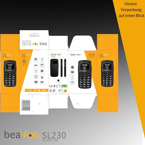 Beafon SL230 Senior mobil med nödsamtalsknapp och färgskärm