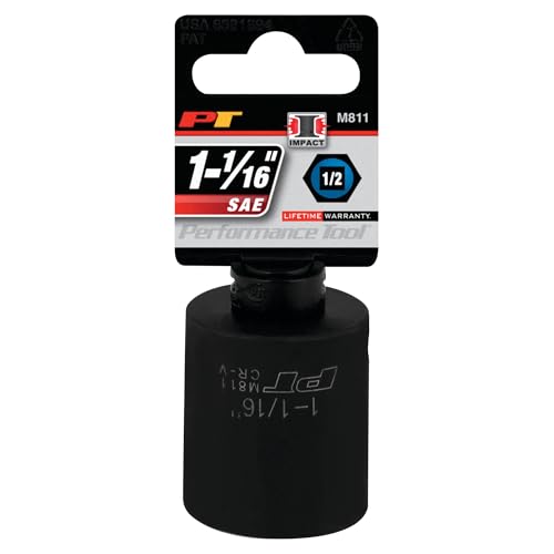 Image of Performance Tool M811 1 /2-Inch Drive 1-1 /16-Inch 6-Point Impact Socket