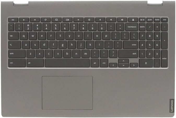 Compatible for Chromebook C340-15 Keyboard Touchpad Top Cover US Grey 5CB0U43705