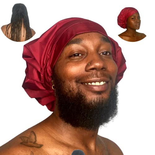 TTAT Shower Cap Extra Large for Men & Women With Braids, Locs, Afro, Coily, and Long Hair, Waterproof, Washable