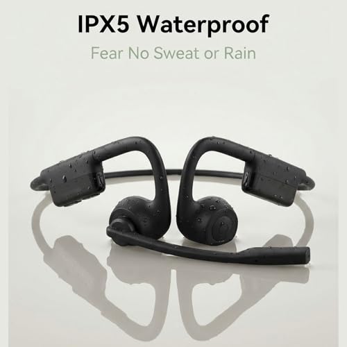 Auriculares de conducción ósea: entrena al aire libre de forma segura con Bluetooth 5.3 e IPX5 5