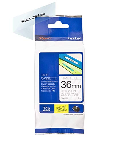 Brother TZe-161 - Black on clear - Roll (3.56 cm x 8 m) 1 cassette(s) laminated tape - for P-Touch PT-3600, 530, 550, 9200, 9400, 9500, 9600, 9700, 9800, D800, P900, P950