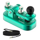 Mini Morse Radio Key CW HAM Send Telegram Double Paddle Morse Code Key with Aluminum Alloy Body Base(Dark Green)