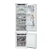 Haier Series 2 Integrated Fridge Freezer, E Rated, Total No Frost, hOn App Connectivity, Air Surround, 284L Total Capacity, White, 54x55x193.5 cm - HBQW5519EK-UK