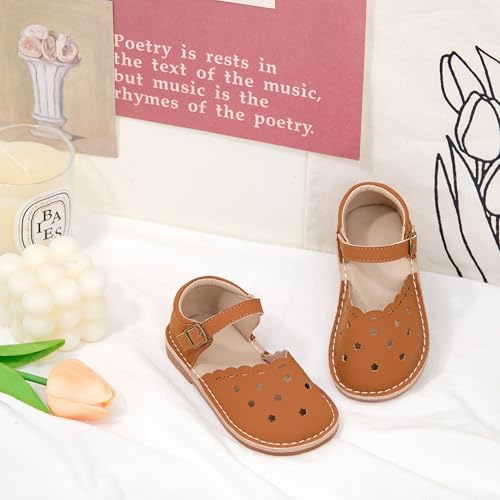 Image of GINFIVE Toddler Girls Sandals Girls Toddler Sandals Little Girls Kids Shoes