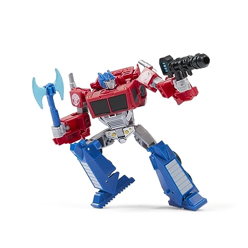 Transformers EarthSpark Figurine Optimus Prime Classe Deluxe de 12 5 cm Jouet Robot pour Enfants à partir de - vue 6