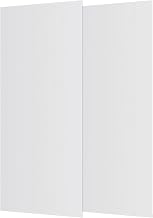 2 Pack 6061 T6 Aluminium Metal Sheet 12 x 3 x 3/8 Inch Thickness Flat Plain Plate Panel Aluminium Metal Plate Sheets with Protective Film, Aluminum Sheet for Crafting - Finely (0.4 in Thick)