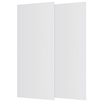 2 Pack 6061 T6 Aluminium Metal Sheet 12 x 3 x 3/8 Inch Thickness Flat Plain Plate Panel Aluminium Metal Plate Sheets with Protective Film, Aluminum Sheet for Crafting - Finely 0.4 in Thick