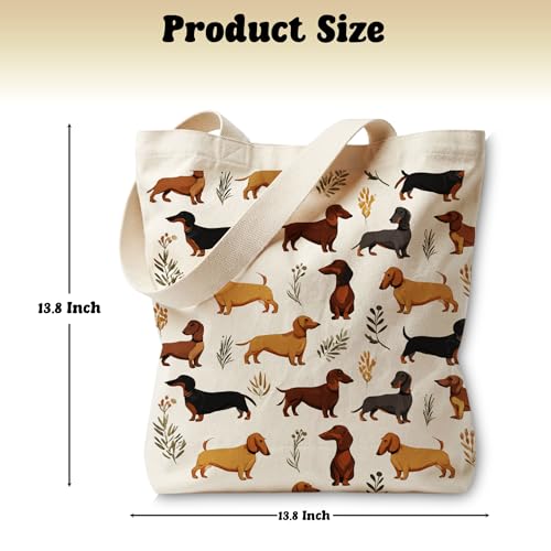 Bolsa Tote para Amantes de Mascotas de Lona para Mujer miniatura 4