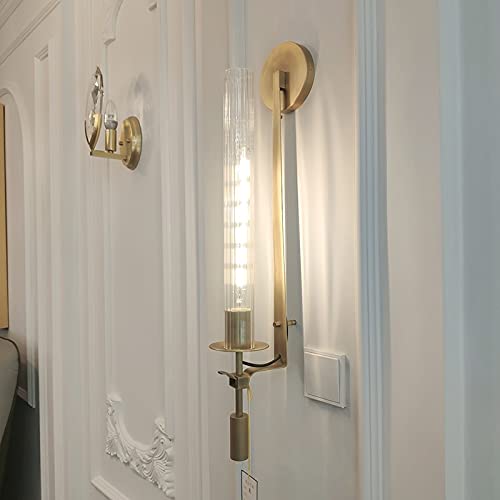 Aplique de pared retro AHLOKI pasillo y escaleras iluminación de lujo 7