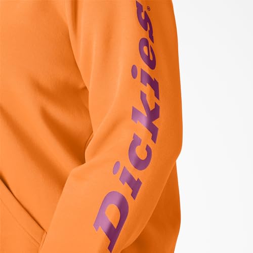 Image of Dickies womens Women's Plus Heavyweight Logo Sleeve Pullover