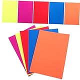 SHINEOFI 10 Feuilles Papiers Fluorescents Phosphorescents Diy Variées Pour Décoration De...