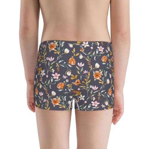 Boys' Cotton Boxer Brief Soft Underwear-Wildflowers3