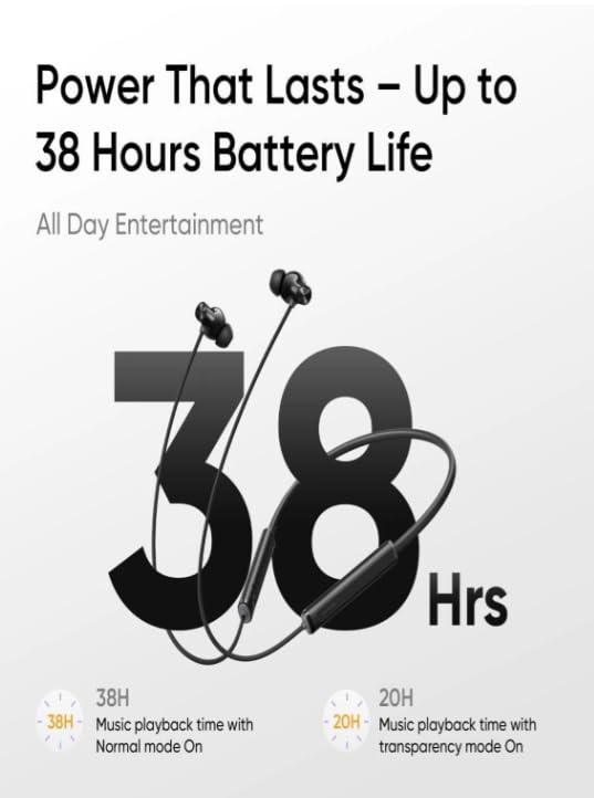 Image of STARLEOS Z3C True Wireless Neckband Earphones with Bluetooth 5.0, Black