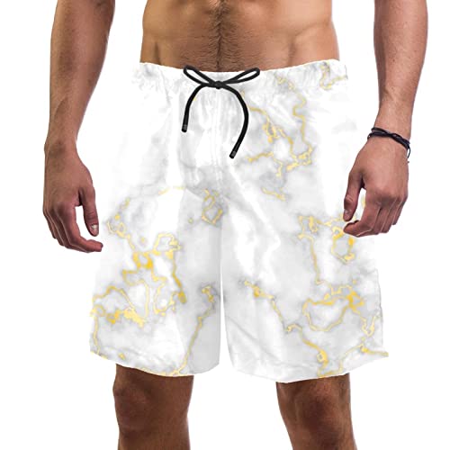 Short de plage texture de marbre JDEZ pour vos vacances d'été
