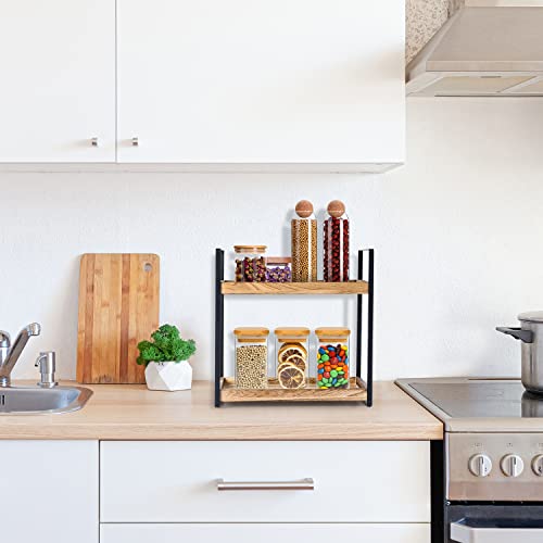 Giftacity BOC220629 2-Tier Countertop Organizer For Bathroom Counter Wood Bathroom Counter Organizers Shelf Cosmetic Storage thumb #5