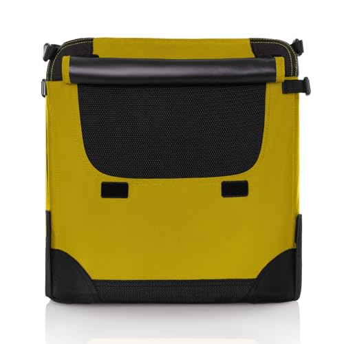 Maelson Soft Kennel Safran Gelb, 72 cm - Faltbare Hunde-Transportbox