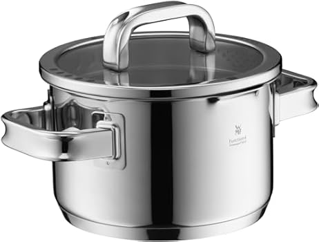 WMF Function 4 Advanced Induction Saucepan Set with Glass Lid with