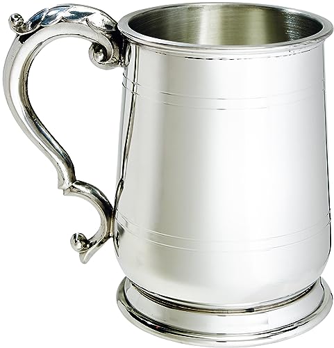 Jarro de cerveza de estaño personalizable estilo forma jacobea 3