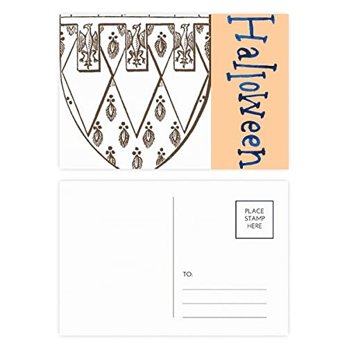 Cartes de remerciement plume baroque noir et blanc | Papeterie A6