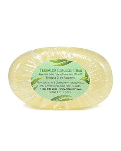 True-Aloe Cleansing Bar - Natural Plant Fats - High Glycerin For All Skin Types