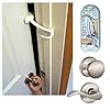 DOOR MONKEY Child Proof Door Lock & Pinch Guard - For Door Knobs & Lever Handles - Easy to Install - No Tools or Tape Required - Baby Safety Door Lock For Kids - Very Portable - Great for Dogs & Cats