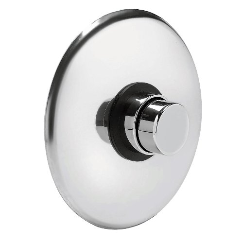 Daloual - Zeitgesteuerte Dusch-Armatur Tempor - Silber, Messing verchromt, Druckknopf, 15 Sekunden, robust