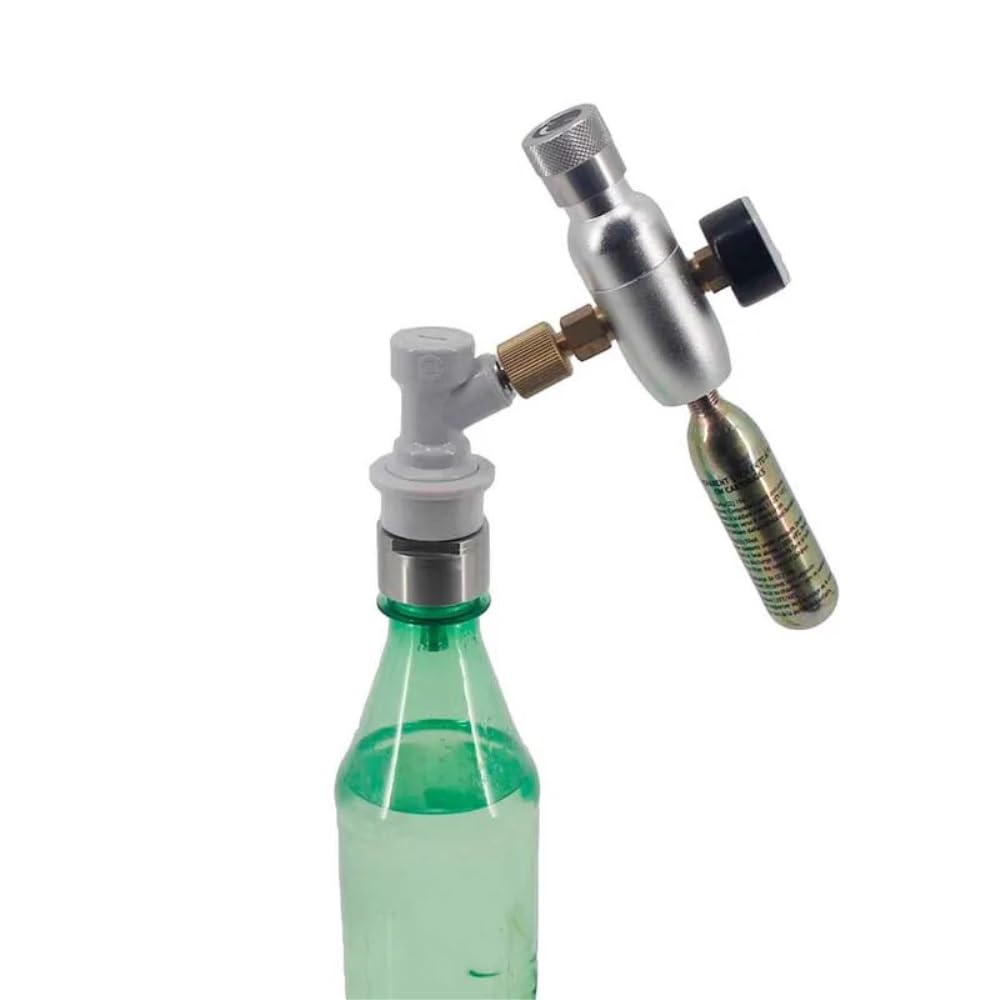 UGLYAF Sodawasser-Bier-Karbonisierungs-Kit Kugelverschluss-Karbonisierungskappe mit 5/16-Zoll-Widerhaken-Kohlendioxid-Passform for Softdrink-PET-Flaschen (Color : G)