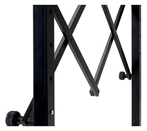 Classic Cantabile KBA-880BK support de table de mixage et de synthétiseur noir - Les Beatles, Paul McCartney, John Lennon, RIngo Starr, George Harrison Classic Cantabile KBA-880BK support de table de mixage et de synthétiseur noir – Image 5