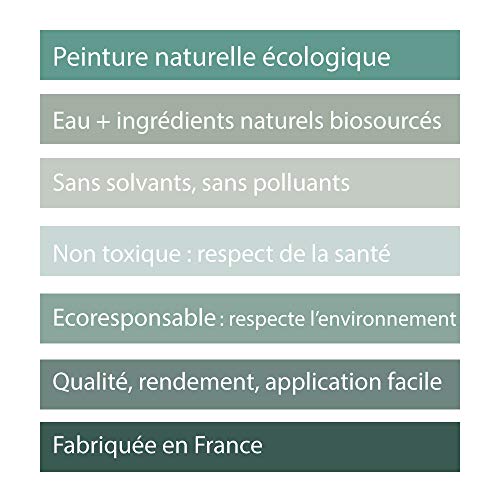 Peinture biosourcée colibri velours blanc 3 litres anti pollution intérieure - 4